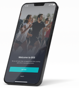 Phone showing BiiB app
